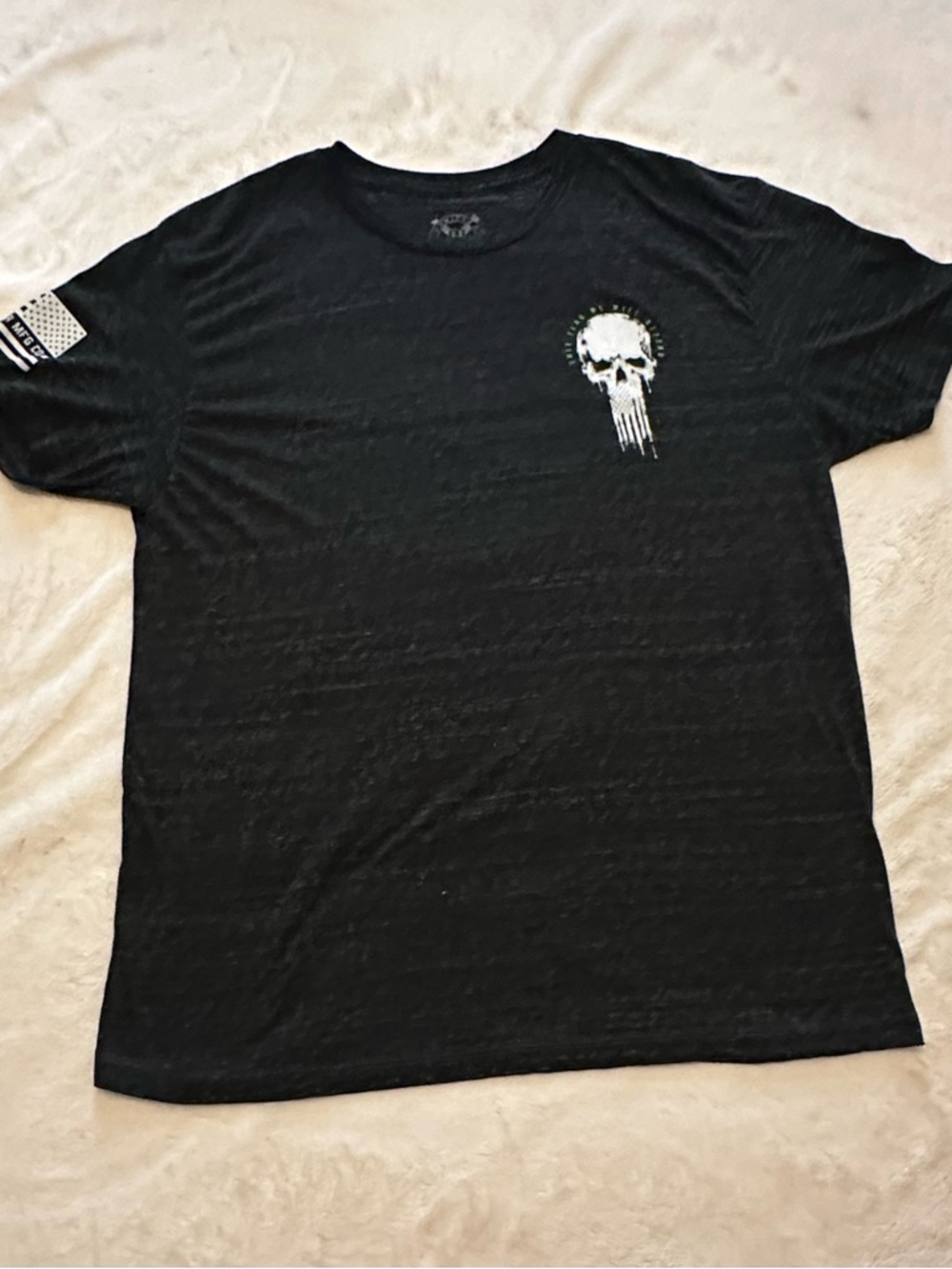Men's Black Howitzer Short Sleeve Skull Graphic Tee